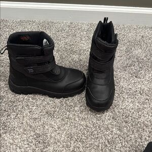 Kids Black Winter Boots